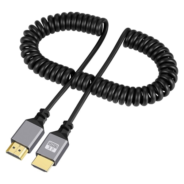 4k@60hz Hdmi-kompatibel til HDMI/mini HDMI/ Micro HDMI/spolet forlængerkabel 3