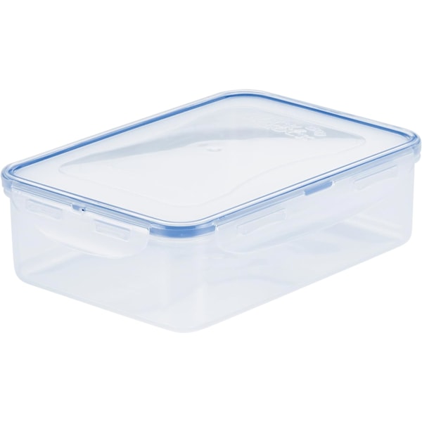 HPL824 Rectangular Storage Container - Clear/Blue, 1.6 L