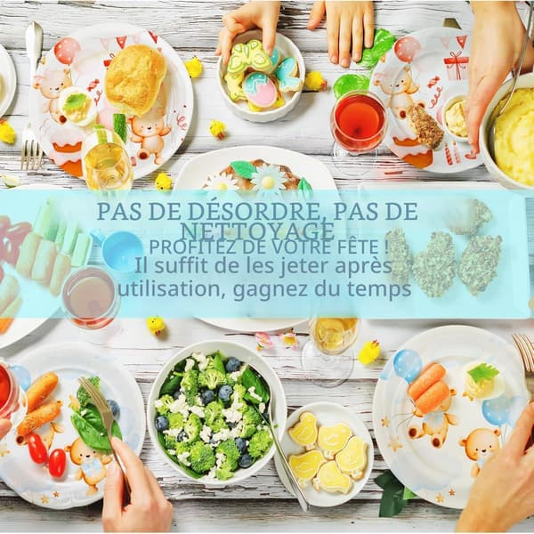 Børnefestservice sæt (Lille Bjørn)