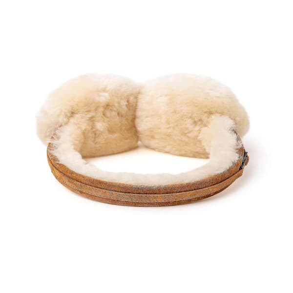 Ørevarmere til kvinder - Bløde, komfortable og foldbare fleece-ørevarmere til koldt vejr Chestnut