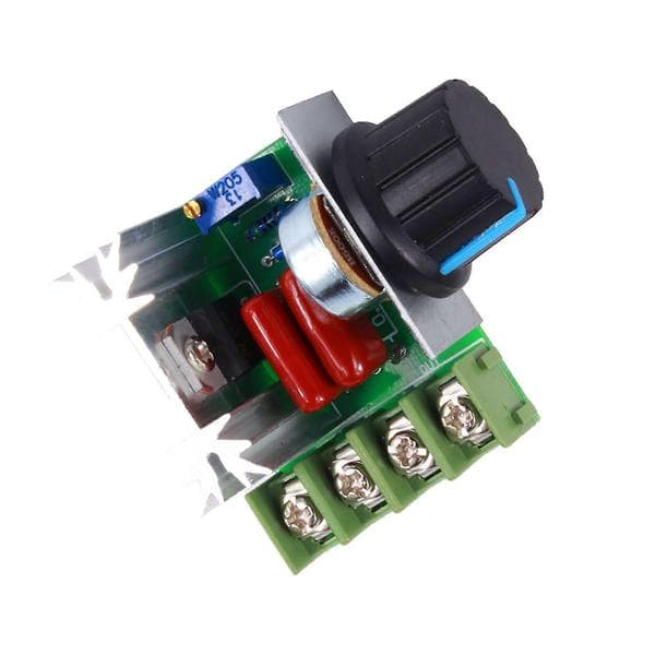2000W AC Motor Hastighedsregulator 50-220V 25A Justerbar Motor Hastighedsregulator Spændingsregulator