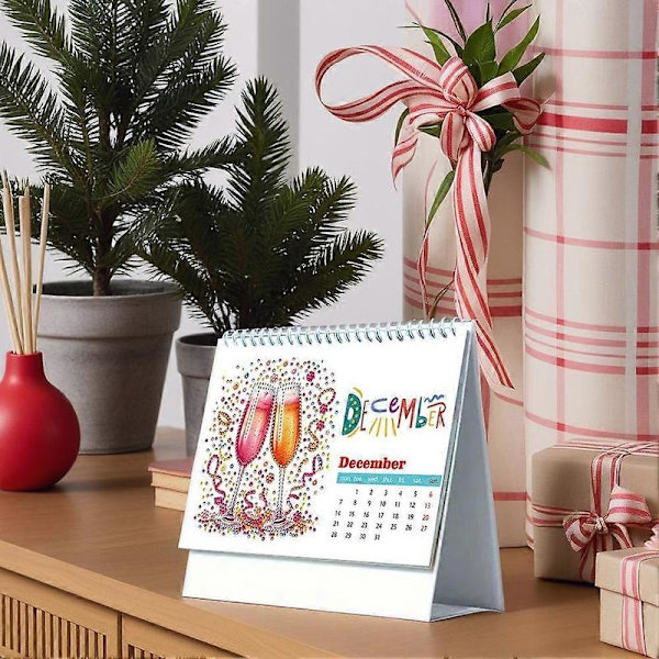 2026 Kalender DIY Maleri Kunst Sæt Med Irregulær Form