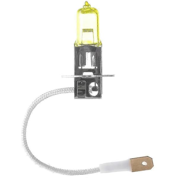 H3 Gul Tåkelyspære 12V 55W Halogen Kvarts Lampe