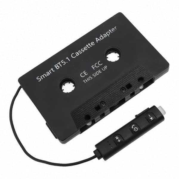 DC5V Bluetooth 5.1 Kassettadapter, Universell Trådløs Kassettbånd til Aux for Biler Lastebiler med Kassettspiller