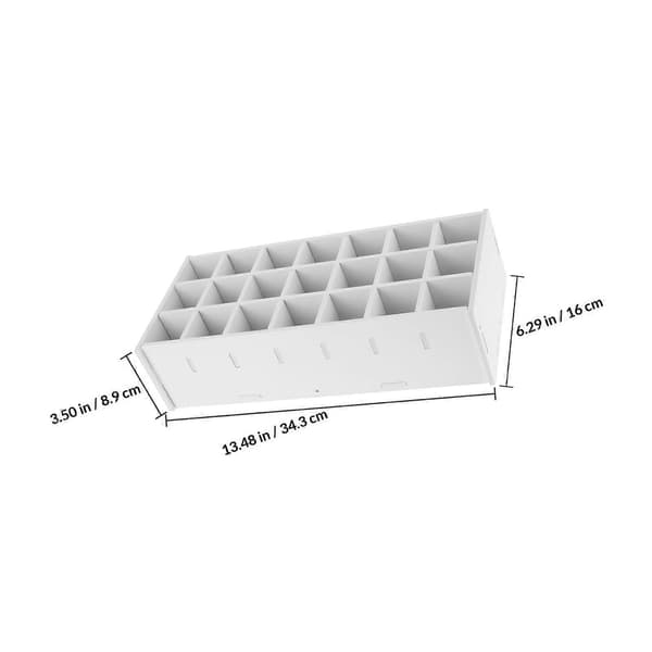 Maling Opbevaringsstativ Multi-slots Malingflaske Organizer Desktop Maling Opbevaringsstativ Maling Organizer