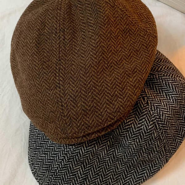 Uld Beret med Vindbeskyttelse og Varmedesign Korte Skygger til Modeentusiaster Varm Vinterhat til Daglig Brug light green