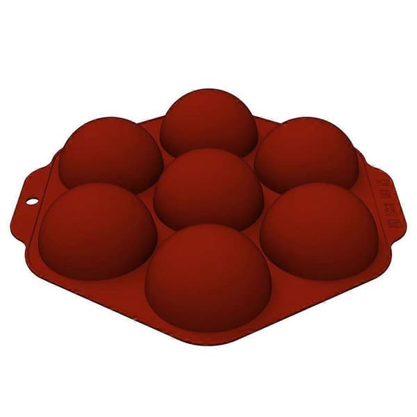 Silikonkakegelé Gummisjokolade Bakeform for Isbitbrett Godteri Kakeform Red