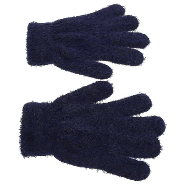 Furry Hansker Barn Vinter Varme Håndbeskyttelse for Gutter og Jenter 14x11cm 1 Par Navy 14X11CM