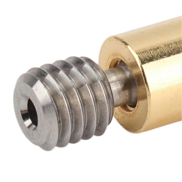 2 STK. Bimetal Heatbreak Titanium Alloy Messing Termisk Tønde Føderør 3D Printer Tilbehør