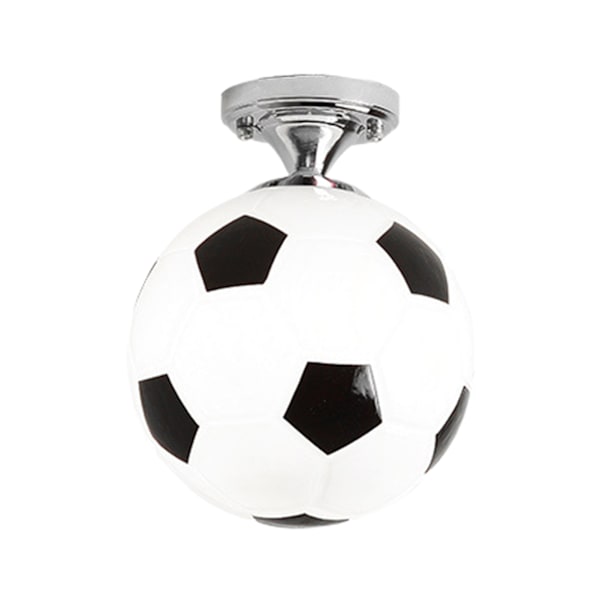 Fodbold LED Loftslamper Lysende Fodboldstang Med Sort