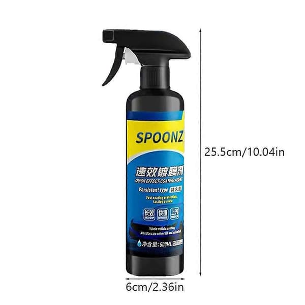 Avansert bil hurtigvirkende beleggmiddelspray Profesjonell beleggspray J9F8 Unique taille Bleu
