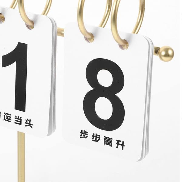 Skrivbordskalender Kontorskalender Evighetskalender Rustik Kalender Skrivbordsdekoration