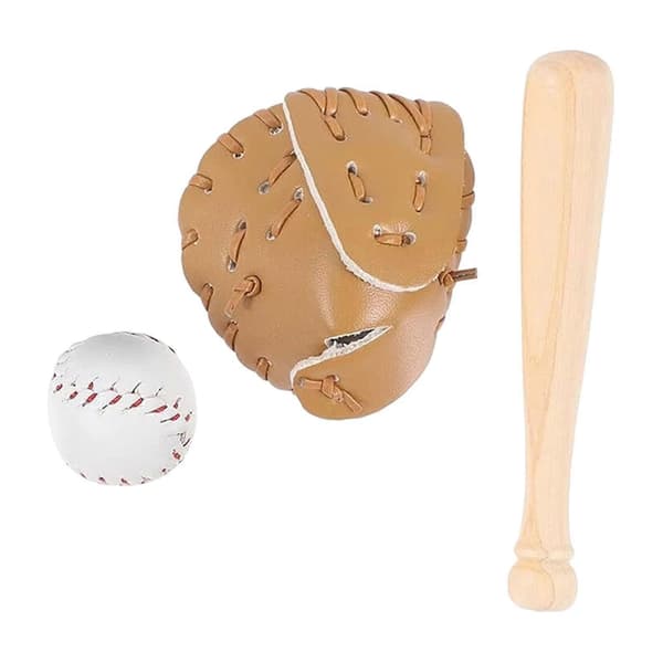 Baseball-mailat avaimenperätarvike Urheilu Baseball-tarvikkeet Mini-baseball-mailat Khaki