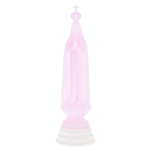 Luova Madonna-patsaan koristelu Ainutlaatuinen uskonnollinen sisustus Kirkko koristeellinen rekvisiitta satunnainen väri