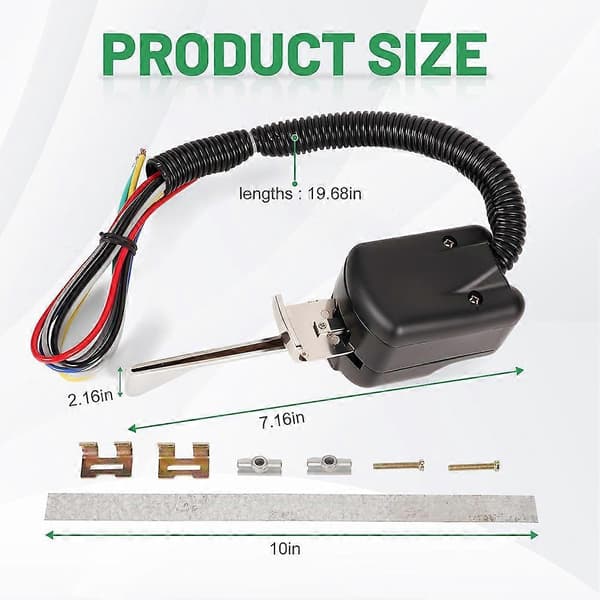 Universal 7-tråds blinklysbryter for VSM 4320-900 Signal Stat 900 Noir