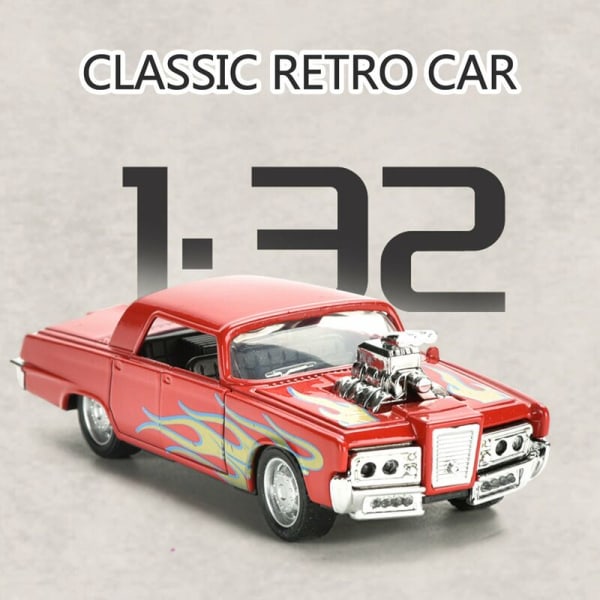 1:32 metalliseos vetää takaisin Amerikkalainen Chrysler retro vintage auton simulaatio malli leluauto malli rajat ylittävä kuuma myynti musta