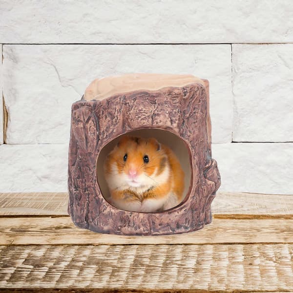 Hamster kjølende keramisk rede soveseng for små kjæledyr