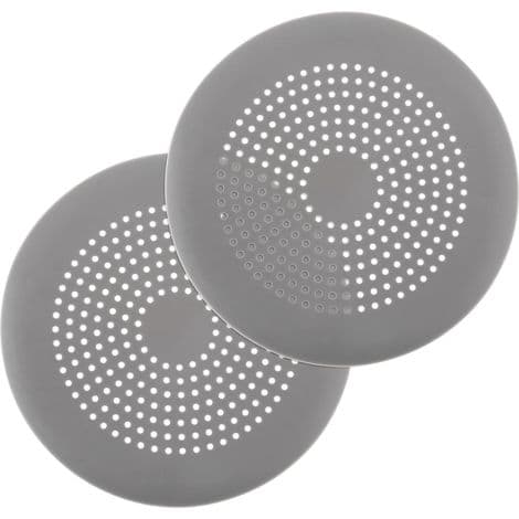 runde silikonhårklemmer med sugekopper, for baderom, badekar, kjøkken, grå