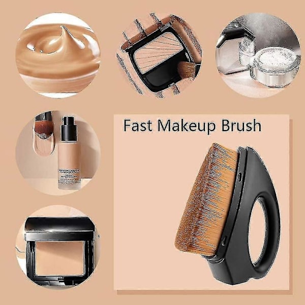 Foundationbørste, Foundationbørste til flydende foundation, Makeupbørster til fejlfri basismakeup Fi