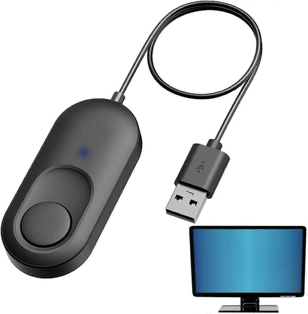 Musseflytter, USB-driverfri uopdagelig mussejiggler til computer, musbevægelsessimulering til computeropvågning