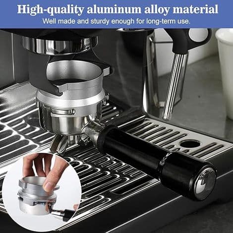 Doseringsring i aluminium, 54 mm espressodoseringsring