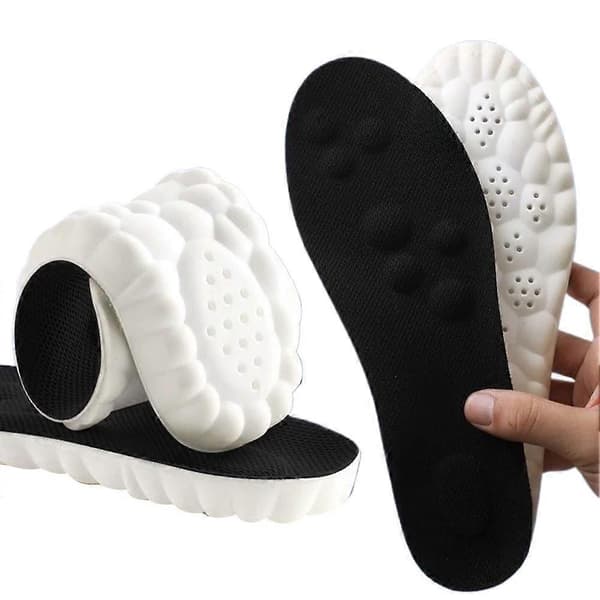 Stepper-sulor för män och kvinnor, 2026 4D Memory Foam Cloud-sulor, uppgraderade 4344 White1