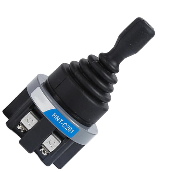 2X 2-vejs position Monolever Switch Joystick 30mm Toggle Joystick Rocker Switches Nulstil Momentary Self Latching Switch Black