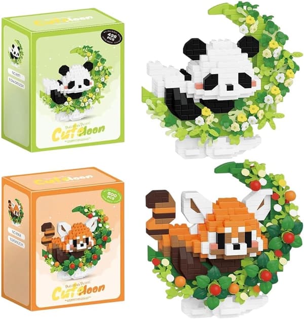 Panda byggeklodser, 2-delt sæt