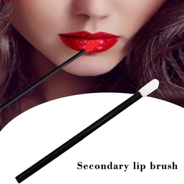Lip Brushes, 200 Black Lip Brushes, Makeup Brushes, Lip Gloss Applicators, Application Tools, Makeup and Beauty Tool Kit. blue