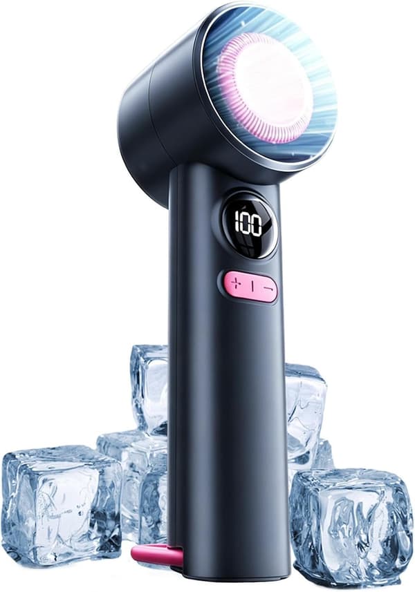 Bærbar ventilator | USB genopladelig, unisex, velegnet til hjemmebrug