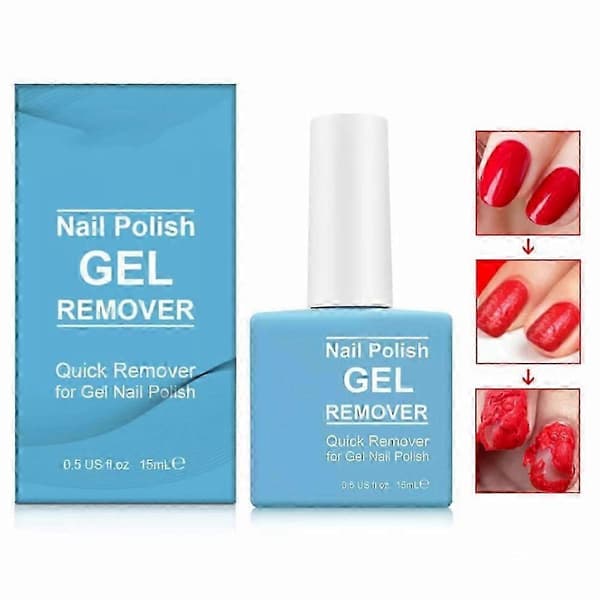 Magic Gel Remover 6 minutter UV LED neglelak manicure burst 15ml