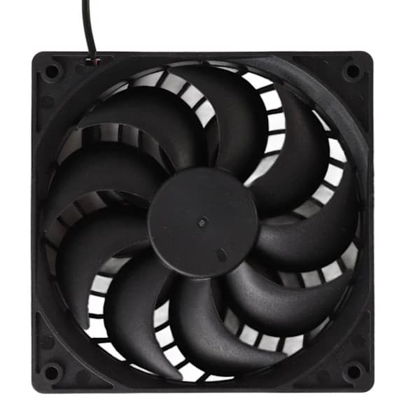 Drivhusventilationssæt, langtidsholdbar soldrevet ventilator, 20 % effektiv monokrystallinsk solcelle (10W) til dobbelt ventilatordesign