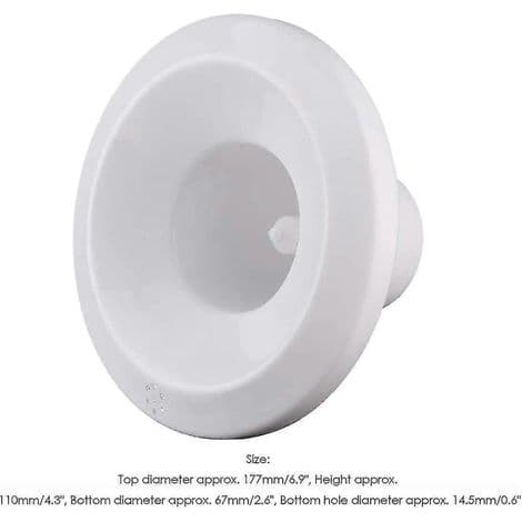 Erstatningsflaskeholder for vanndispenser - Hvit