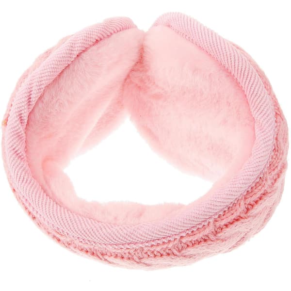 Isolerende Ørevarmer Vinter Varmebevarende Foldbart Design Skøjteløb Snowboarding 1-pak Pink 14x13x8cm