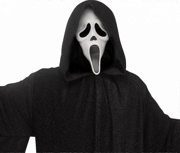 Ghostface 25-årsjubileum hettekappe (voksenstørrelse) - Halloween-kostyme (herre) S