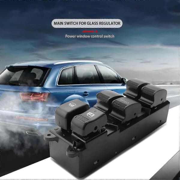Elektrisk hovedbryter for vindusheis til 2012 Isuzu D-Max Dmax Pickup 8981922511-God noir