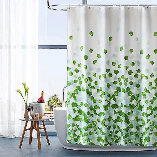 Duschdraperi Vattentätt Anti-mögel Duschdraperi, 180cm*200cm, grön