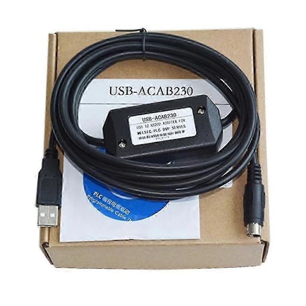 Delta PLC-programmeringskabel USB-ACAB230 för DVP ES EX EH EC SE SV SS-serien