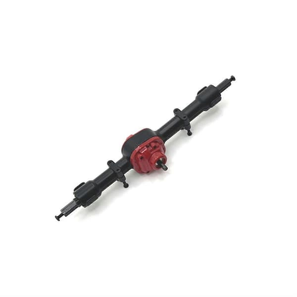 For- og bagakselmontering til MNMODEL 1/12 MN82 LC79 MN78 RC-bil, sort Noir