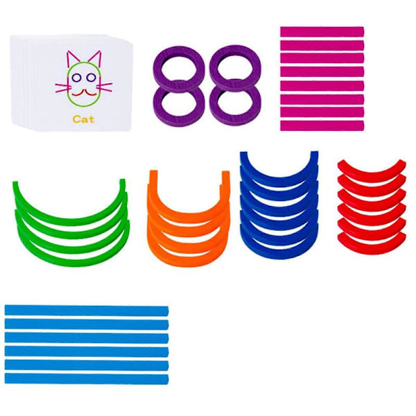 Rainbow Peg Puzzle for Kids Color Matching Toy Sorting Game Board Toy Children Development Problem Solving Activity Toy Multicolor