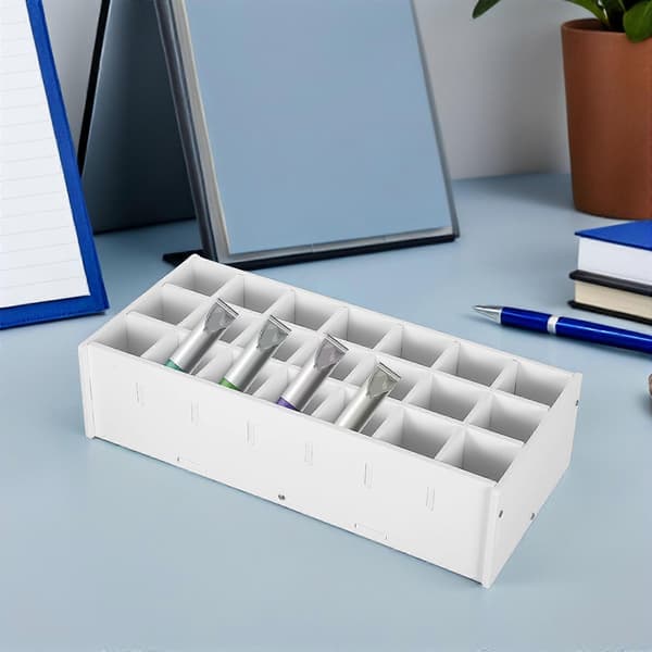 Maling Opbevaringsstativ Multi-slots Malingflaske Organizer Desktop Maling Opbevaringsstativ Maling Organizer