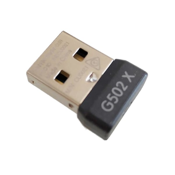 USB Dongle Signal Receiver Adapter för Logitech G502X G502X Plus Gaming Möss Black