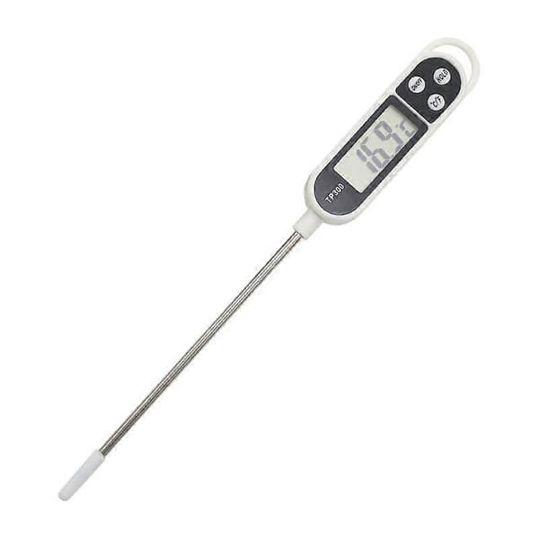 1-pack digital omedelbar avläsning vattentermometer, mattermometer sondtyp