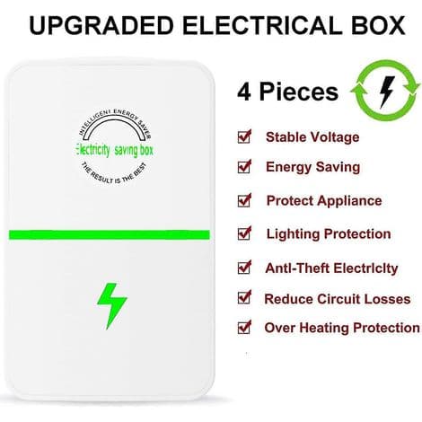 Set med 2 energisparare för hemmet: garanterad energibesparing