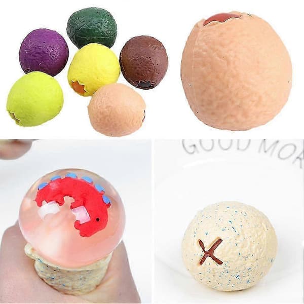 Dinosaurieegg Leker Klem Dinosaurieegg Fidget Stress Relief Leker[D]