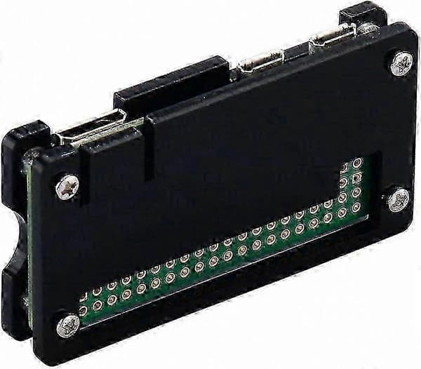 Raspberry Pi Zero 2 W/Zero W startsæt med akrylkabinet, GPIO-header, HDMI-adapter, OTG-kabel