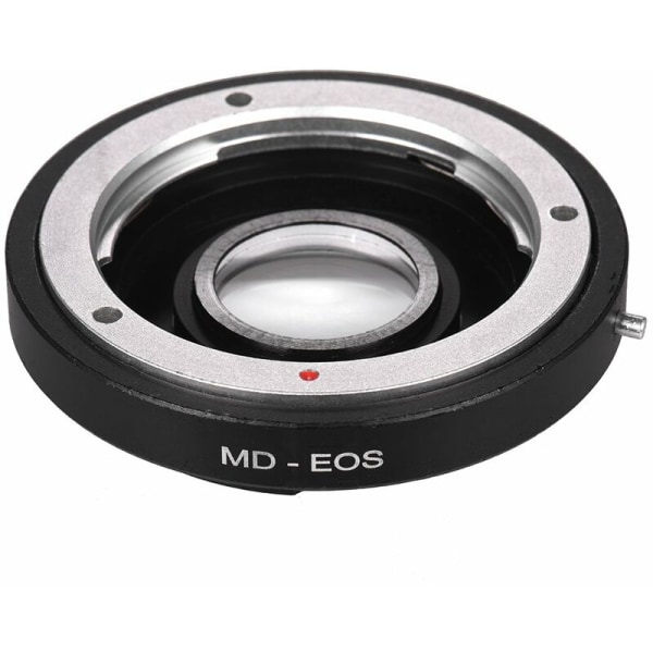 MD-EOS objektivmonteringsadapterring med korrigeringsobjektiv til Minolta MD-objektiv Passer til Canon EOS EF Focus Infinity-kamera
