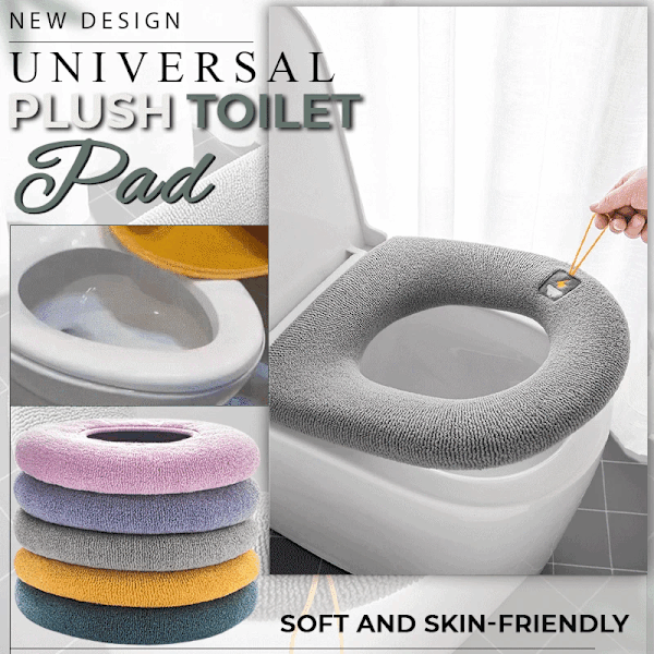 Fyllning Varm plysch överdrag för toalettsits Cover violetti purple 36*44cm