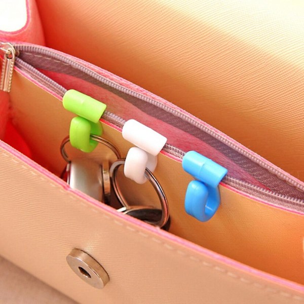 2pcs Creative Anti Lost Bag Inside Built-key Holder Bag Inner Key Clip