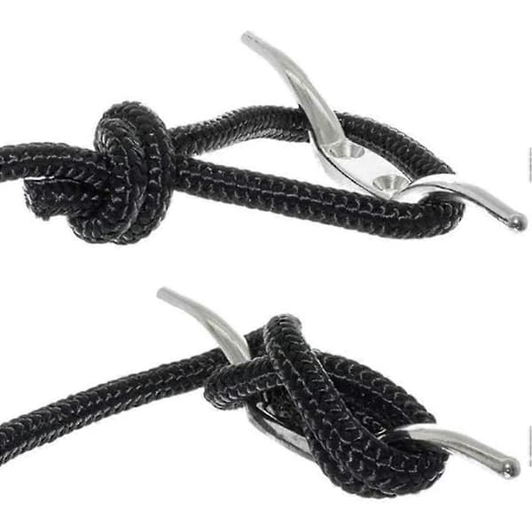 2PCS Flaggstångskrok Flaggstångsrep Krok Multifunktionell Hållbar Rostfritt Stål Flaggstångstillbehör